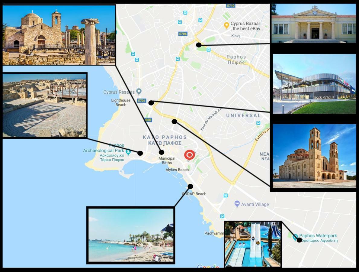 Townhouse By The Sea Pirate Harbor Apartment Paphos ภายนอก รูปภาพ